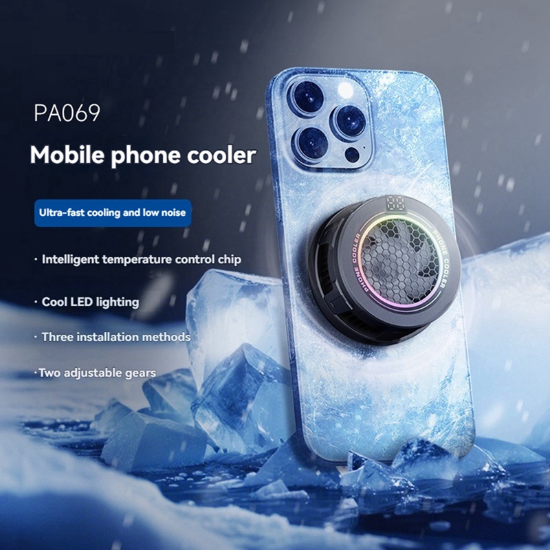 Smart Accessories - Enfriador de teléfono magnético, ventilador de