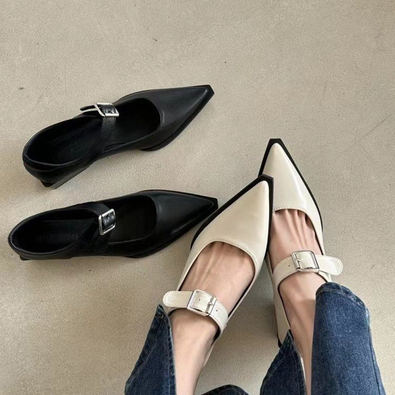 Leather Classic Strap - Zapatos Mary Jane de Moda para