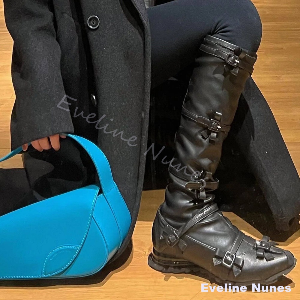 Botas Negras con Hebilla de Nu - Leather Classic Strap reseña y precio