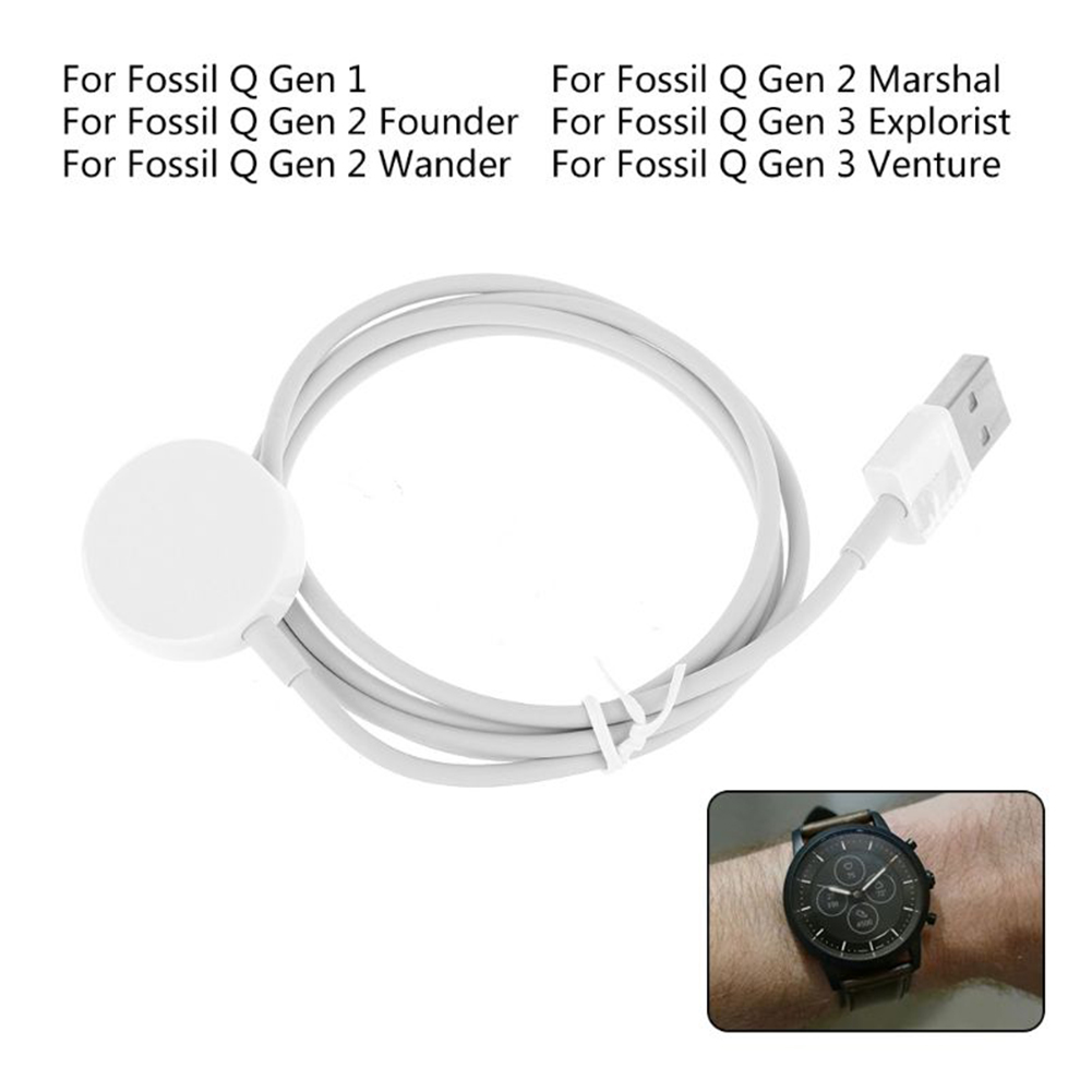 Cargador magnético USB para re - Fossil Smartwatch Accessories reseña y precio