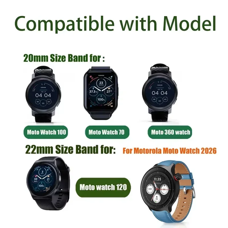 Correa transpirable de dos ton - Motorola Smartwatch Accessories reseña y precio
