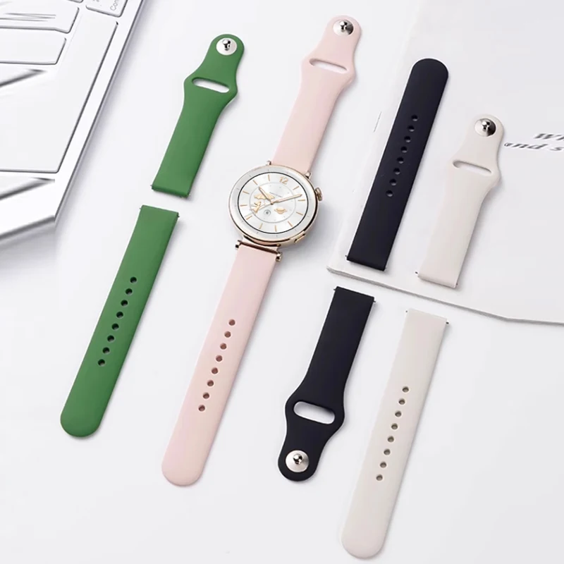 Correa de silicona de 18mm par - Fossil Smartwatch Accessories reseña y precio