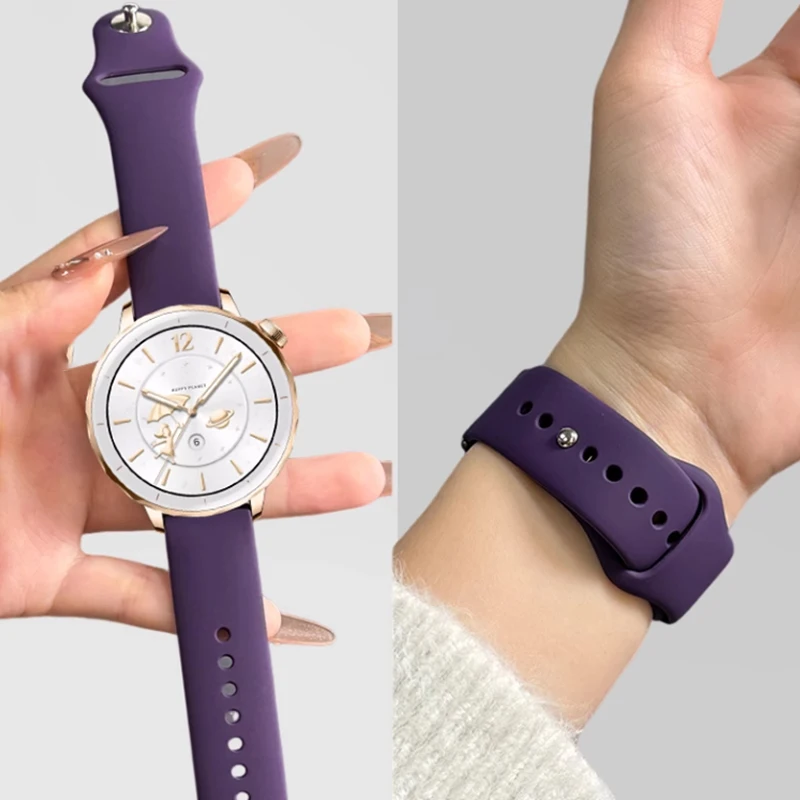 Correa de silicona de 18mm par - Fossil Smartwatch Accessories reseña y precio