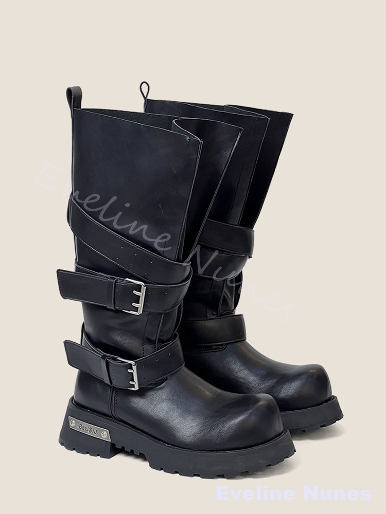Botas de Motociclista de Plata - Leather Classic Strap reseña y precio