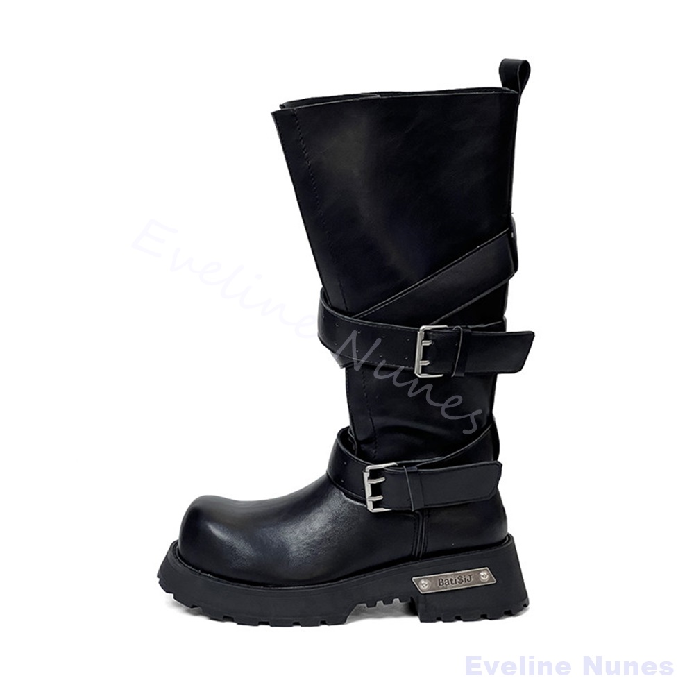 Botas de Motociclista de Plata - Leather Classic Strap reseña y precio