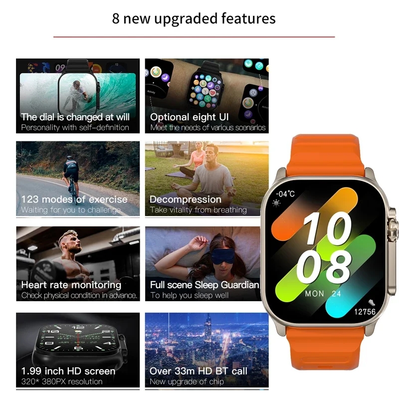 Reloj inteligente Original T90 - Smartwatch X12 reseña y precio