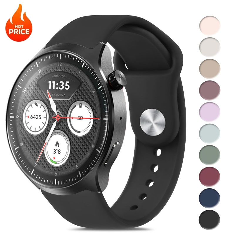 Correa de reloj de 20 mm y 22  - Motorola Smartwatch Accessories reseña y precio