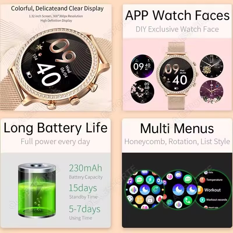 Elegante Reloj Inteligente par - Smartwatch X12 reseña y precio